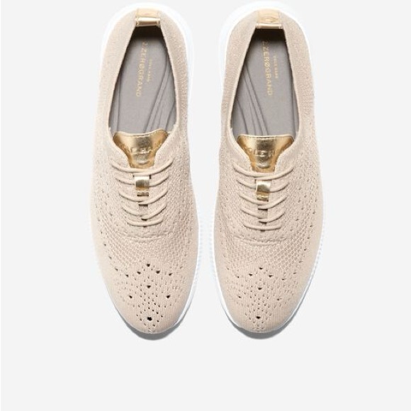 COLE HAAN Women's 2.ZERØGRAND Stitchlite Wingtip Oxfords Sneakers Tennis Shoes - Picture 3 of 15